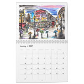 Londen in Waterverf 2021 Agenda Kalender (Jan 2027)