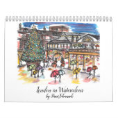 Londen in Waterverf 2021 Agenda Kalender (Hoes)