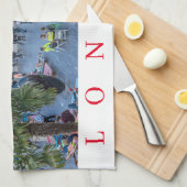 Londen in zomertheekdoek theedoek (Quarter Fold)