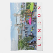 Londen in zomertheekdoek theedoek (Verticaal)