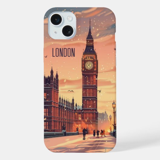 Londen iPhone Hoesje (Achterkant)