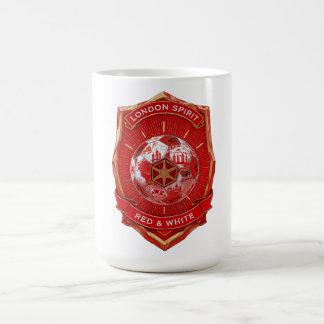 Londen is Rood, Londen Erfgoed. Voetbal Cadeau Koffiemok