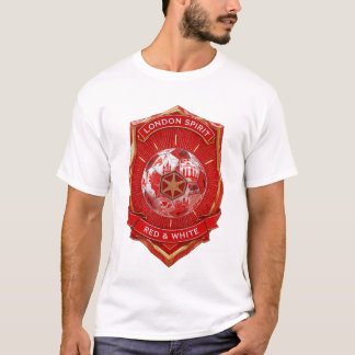 Londen is Rood, Londen Erfgoed. Voetbal Cadeau T-shirt