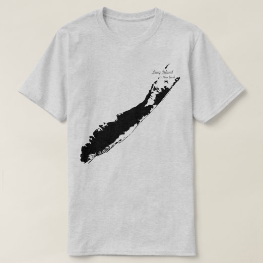 Londen Island, New York T-shirt (Design voorkant)