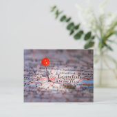 LONDEN-kaart Briefkaart (Staand voorkant)