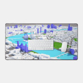 Londen Kaart Deskmat 2015 Bureaumat (Keyboard & Muis)