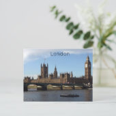 Londen, Kamers van het Briefkaart van het Parlemen (Staand voorkant)