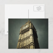 Londen, Kamers van het Briefkaart van het Parlemen (Voorkant / Achterkant)