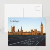 Londen - Kamers van het Parlement Briefkaart (Voorkant / Achterkant)