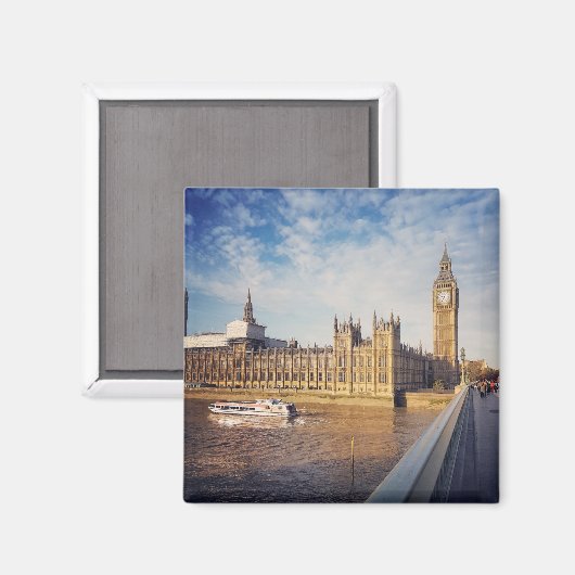 Londen - Kamers van het Parlement Magneet (Voorkant / Achterkant)