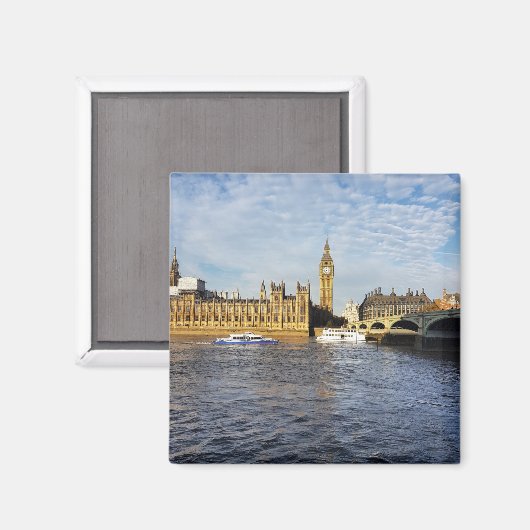 Londen - Kamers van het Parlement Magneet (Voorkant / Achterkant)
