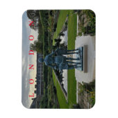 Londen Kensington Palace Gardens uitzicht magneet (Verticaal)