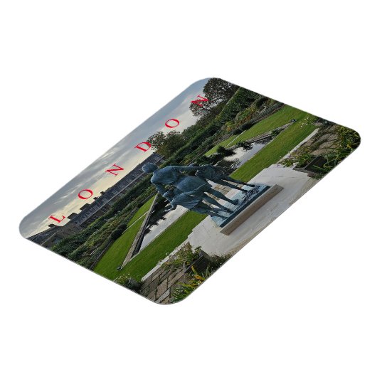 Londen Kensington Palace Gardens uitzicht magneet (Linkerzijde)