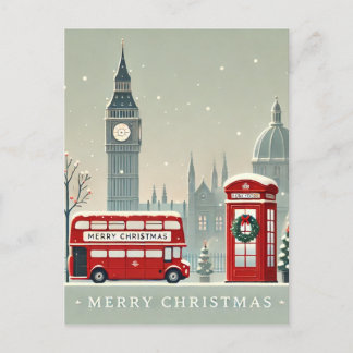 Londen Kerstmis | Big Ben & Festive Londen Briefkaart