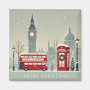 Londen Kerstmis Big Ben & Festive Londen Magneet
