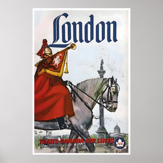 Londen Kunst Engeland Reisposter TCA Print (Voorkant)