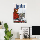 Londen Kunst Engeland Reisposter TCA Print (Thuiskantoor)