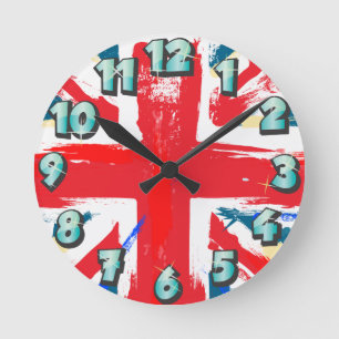 Londen landmark big ben westminster engeland ronde klok