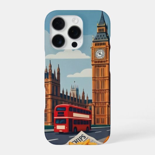 Londen - Landmark iPhone Hoesje (Achterkant)