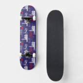 Londen Landmarks Patroon Skateboard (Voorkant)