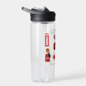 Londen Landmarks Travel-Thema Print Waterfles (Rechts)