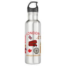 Londen Landmarks Travel-Thema Print