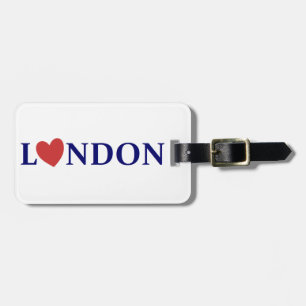 Londen liefde bagagelabel