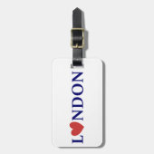 Londen liefde bagagelabel (Voorkant verticaal)