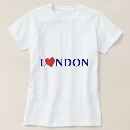 Londen liefde t-shirt (Design voorkant)