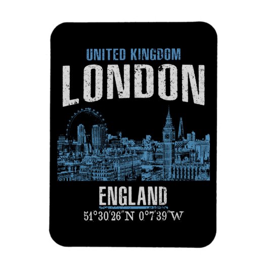 Londen Magneet (Verticaal)