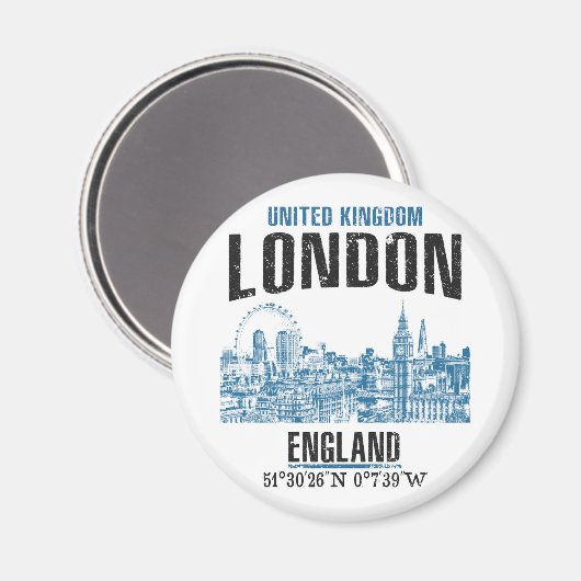 Londen Magneet (Voorkant / Achterkant)