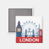 Londen Magneet (Voorkant / Achterkant)