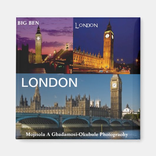 LONDEN magneet DOOR MOJISOLA A GBADAMOSI OKUBULE (Voorkant)