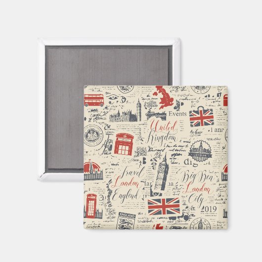  Londen Magnet (Voorkant / Achterkant)