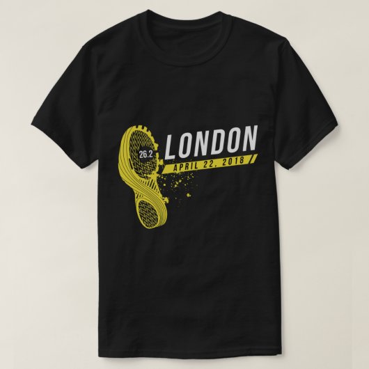 Londen Marathon 2018 T-shirt (Design voorkant)