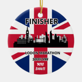 Londen Marathon Finisher Running Keepsake Gift Keramisch Ornament