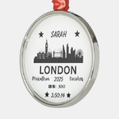 Londen Marathon Finisher Running Keepsake Gift Metalen Ornament (Links)