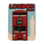 Londen met de bus magneet (Verticaal)
