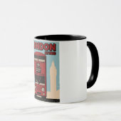 Londen met de bus mok (Voorkant rechts)