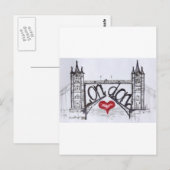 Londen met liefde briefkaart (Voorkant / Achterkant)