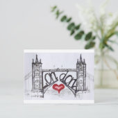 Londen met liefde briefkaart (Staand voorkant)
