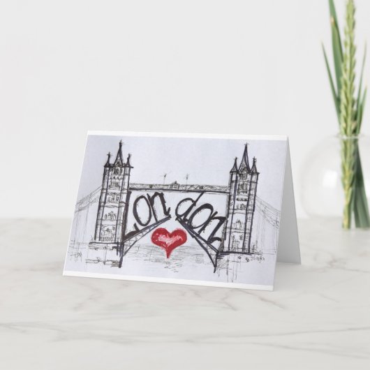 Londen met liefde kaart (Voorkant)