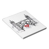 Londen met liefde notitieblok (Schuin)