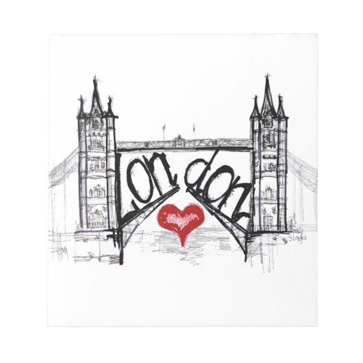 Londen met liefde notitieblok (Voorkant)