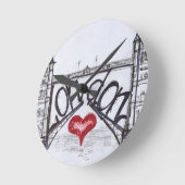 Londen met liefde ronde klok (Hoek)