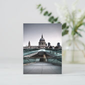 Londen - Millennium Bridge & St Pauls (6334) Briefkaart (Staand voorkant)
