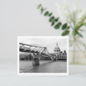 Londen: Millennium Bridge & St. Paul's Cathedral Briefkaart (Staand voorkant)