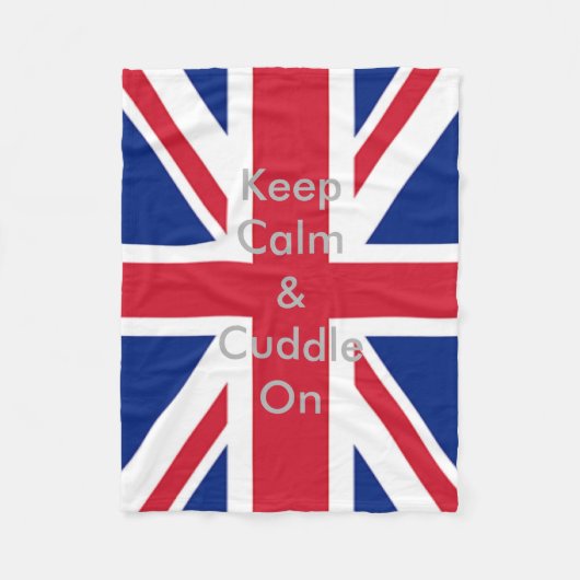  Londen mode Britse vlag Union Jack Fleece Deken (Voorkant)