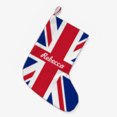  Londen mode Britse vlag Union Jack Kleine Kerstsok (Voorkant (Hangend))