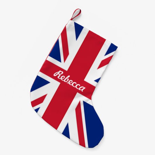  Londen mode Britse vlag Union Jack Kleine Kerstsok (Voorkant (Hangend))